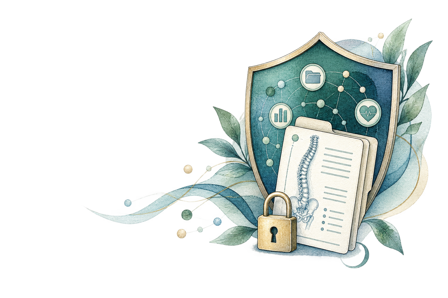 Shield and lock protecting private health information